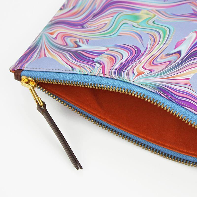 Fusion Leather Clutch Bag I Design Accessories I Ana Romero Collection