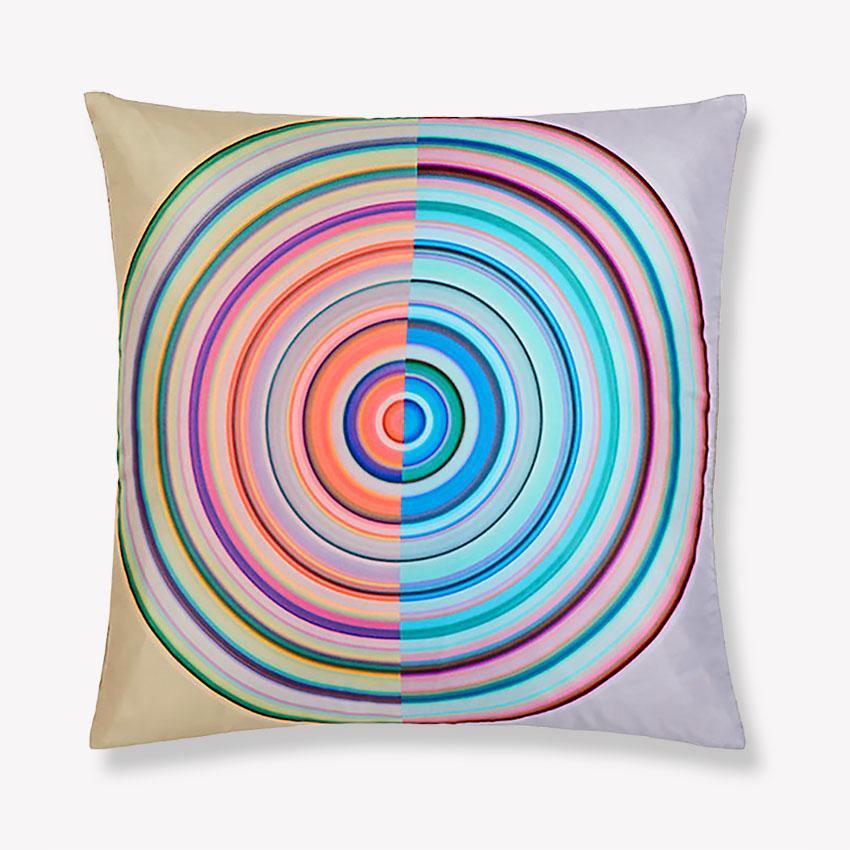 Color Wheel Light Silk Pillow Ana Romero Collection 