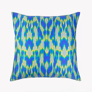 Digital Ikat Silk Pillow Ana Romero Collection 