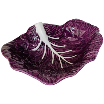 Bordallo Pinheiro Rare Vintage Large Purple Bowl. Collectible Cabbage Wares Portuguese Majolica, Grandmillenial Decor, Collectible Tableware Etsy 