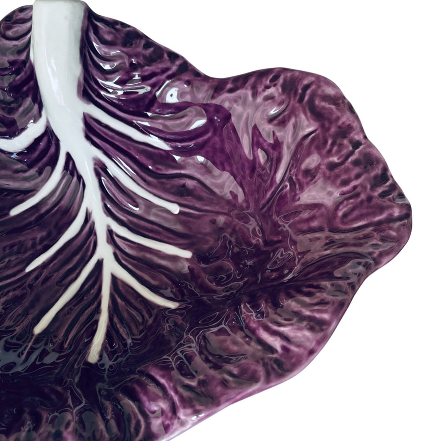 Bordallo Pinheiro Rare Vintage Large Purple Bowl. Collectible Cabbage Wares Portuguese Majolica, Grandmillenial Decor, Collectible Tableware Etsy 