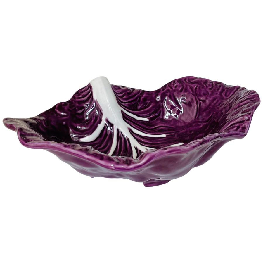 Bordallo Pinheiro Rare Vintage Large Purple Bowl. Collectible Cabbage Wares Portuguese Majolica, Grandmillenial Decor, Collectible Tableware Etsy 