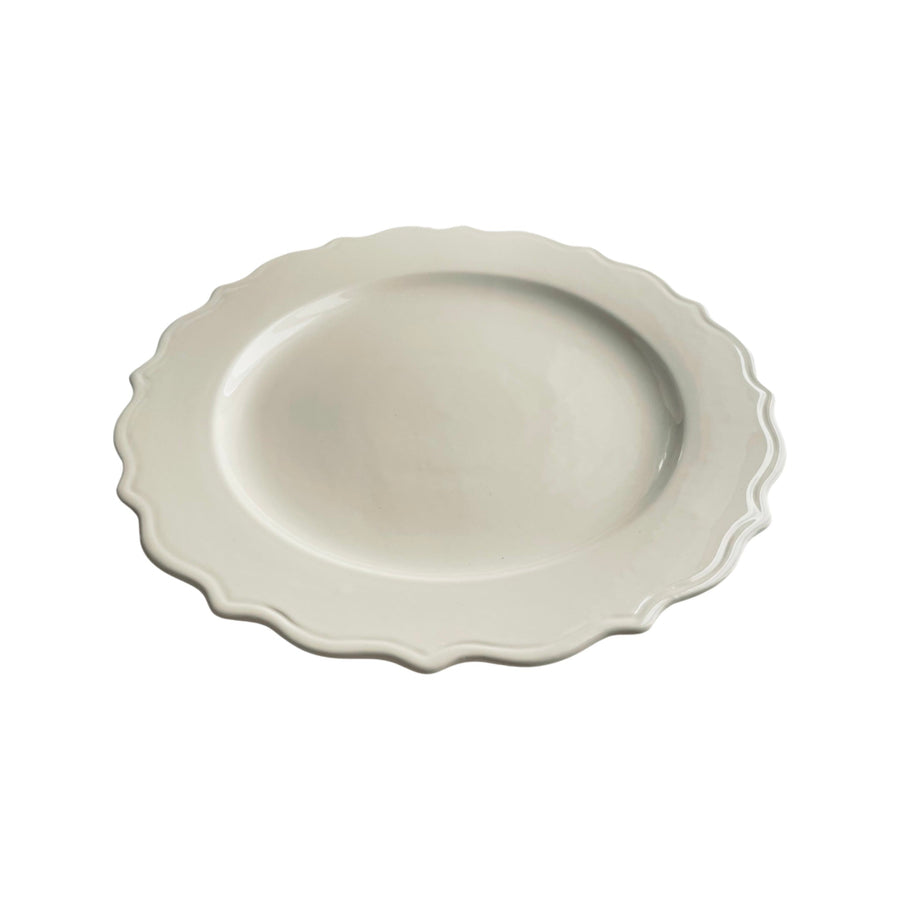 Butter Cream Charger Plate Ana Romero Collection 
