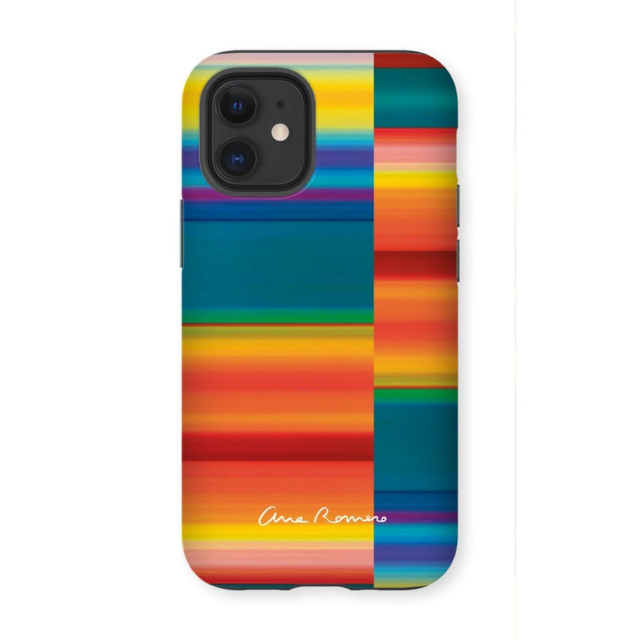 Color Landscape Tough iPhone Case Ana Romero Collection iPhone 12 Mini Gloss 