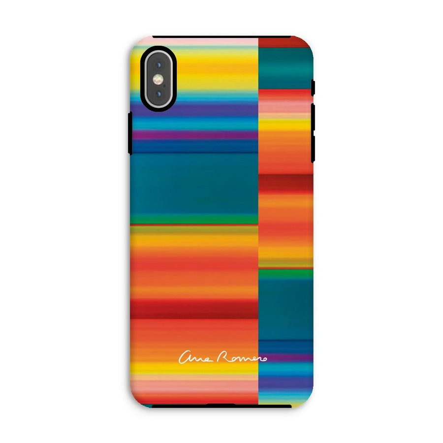 Color Landscape Tough iPhone Case Ana Romero Collection iPhone XS Max Gloss 