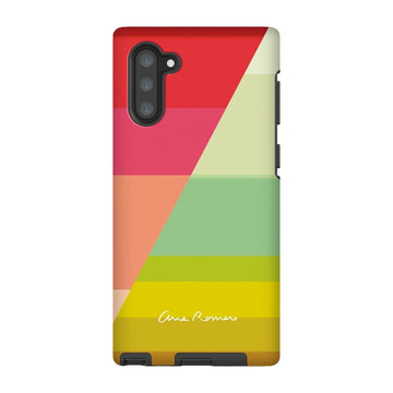 Gradient Stripes 04 Samsung Tough Case Ana Romero Collection Samsung Galaxy Note 10 Gloss 