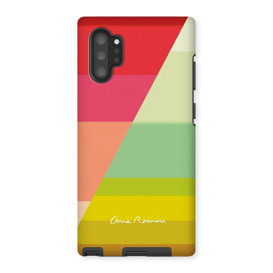 Gradient Stripes 04 Samsung Tough Case Ana Romero Collection Samsung Galaxy Note 10P Gloss 