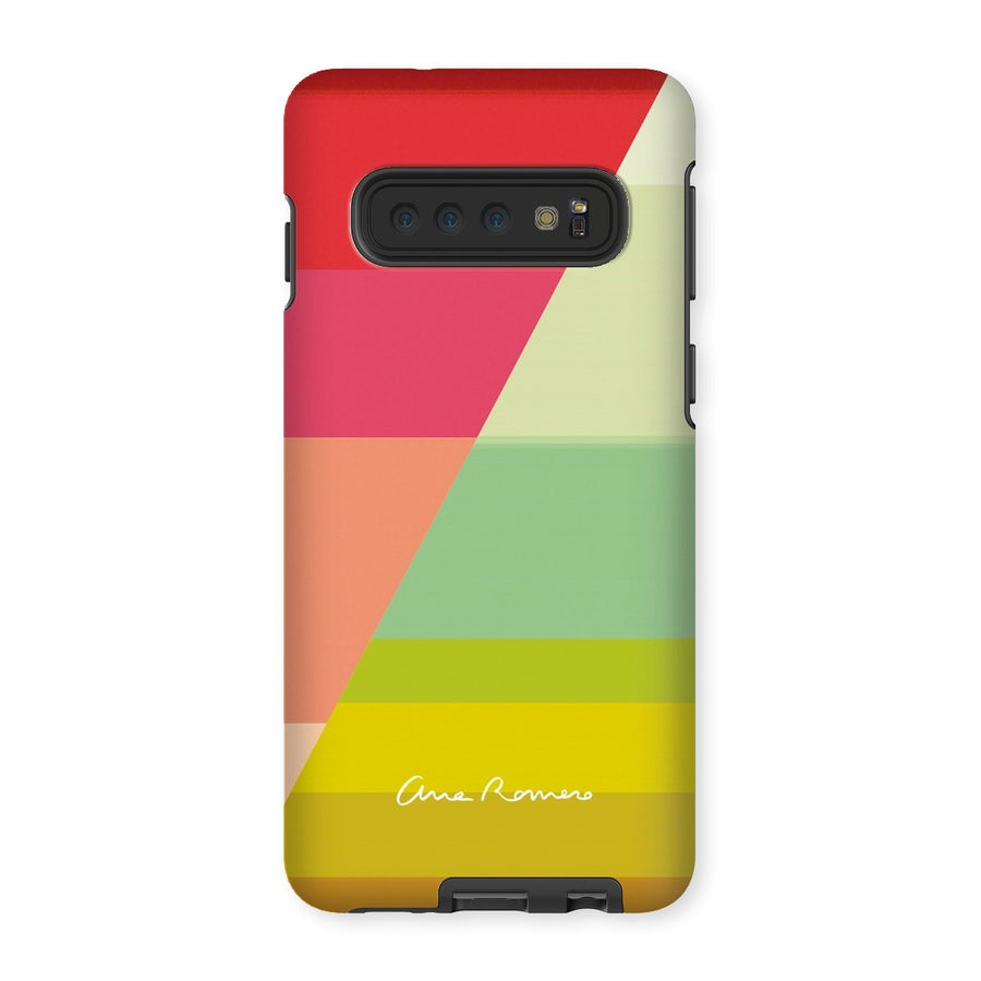 Gradient Stripes 04 Samsung Tough Case Ana Romero Collection Samsung Galaxy S10 Gloss 