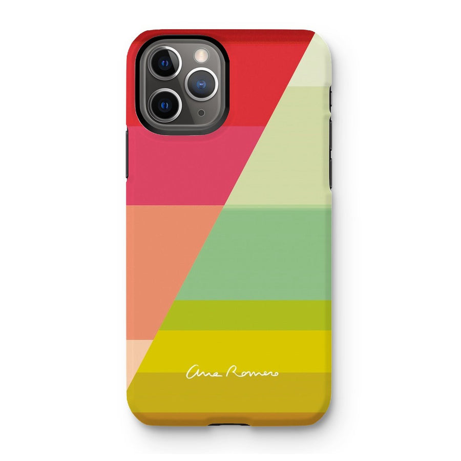 Gradient Stripes 04 Tough iPhone Case Ana Romero Collection iPhone 11 Pro Gloss 