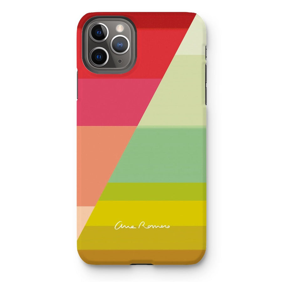 Gradient Stripes 04 Tough iPhone Case Ana Romero Collection iPhone 11 Pro Max Gloss 