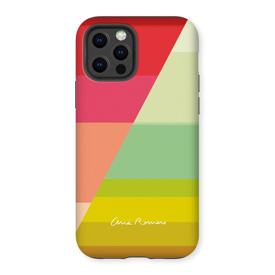 Gradient Stripes 04 Tough iPhone Case Ana Romero Collection iPhone 12 Pro Gloss 