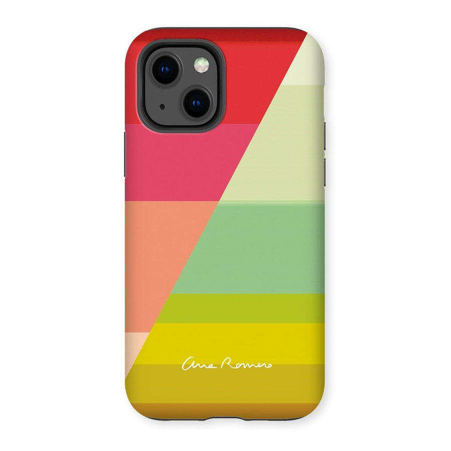 Gradient Stripes 04 Tough iPhone Case Ana Romero Collection iPhone 13 Gloss 