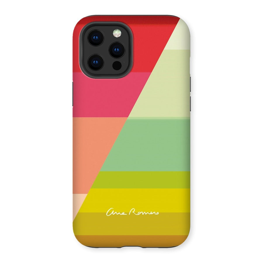 Gradient Stripes 04 Tough iPhone Case Ana Romero Collection iPhone 13 Pro Max Gloss 