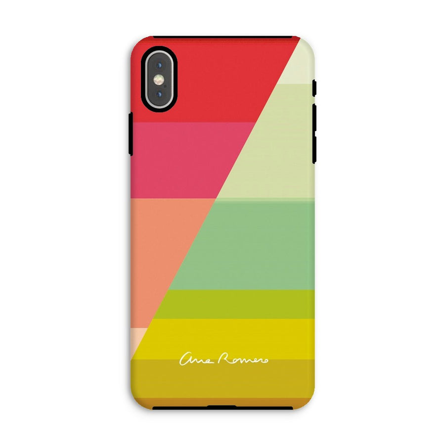 Gradient Stripes 04 Tough iPhone Case Ana Romero Collection iPhone XS Max Gloss 
