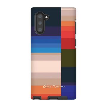 Gradient Stripes Samsung Tough Case Ana Romero Collection Samsung Galaxy Note 10 Gloss 