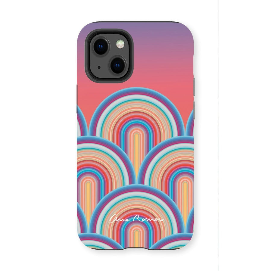 Here Comes the Sun Tough iPhone Case Ana Romero Collection iPhone 13 Mini Gloss 