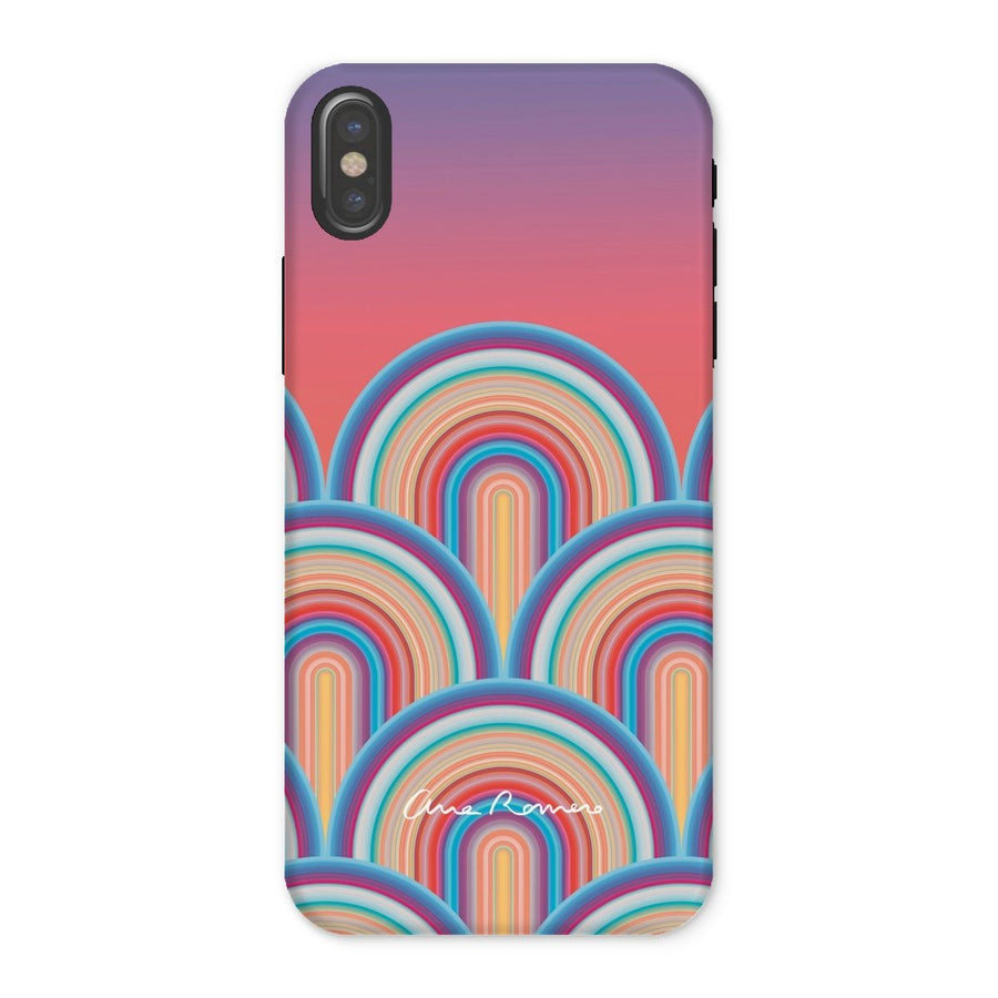 Here Comes the Sun Tough iPhone Case Ana Romero Collection iPhone X Gloss 