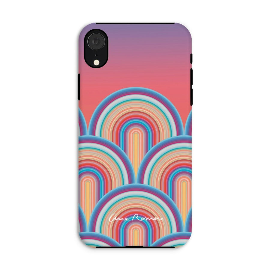 Here Comes the Sun Tough iPhone Case Ana Romero Collection iPhone XR Gloss 