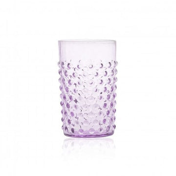 Lilac Hobnail Tumblers (Set of 2) Ana Romero Collection Set of 2 