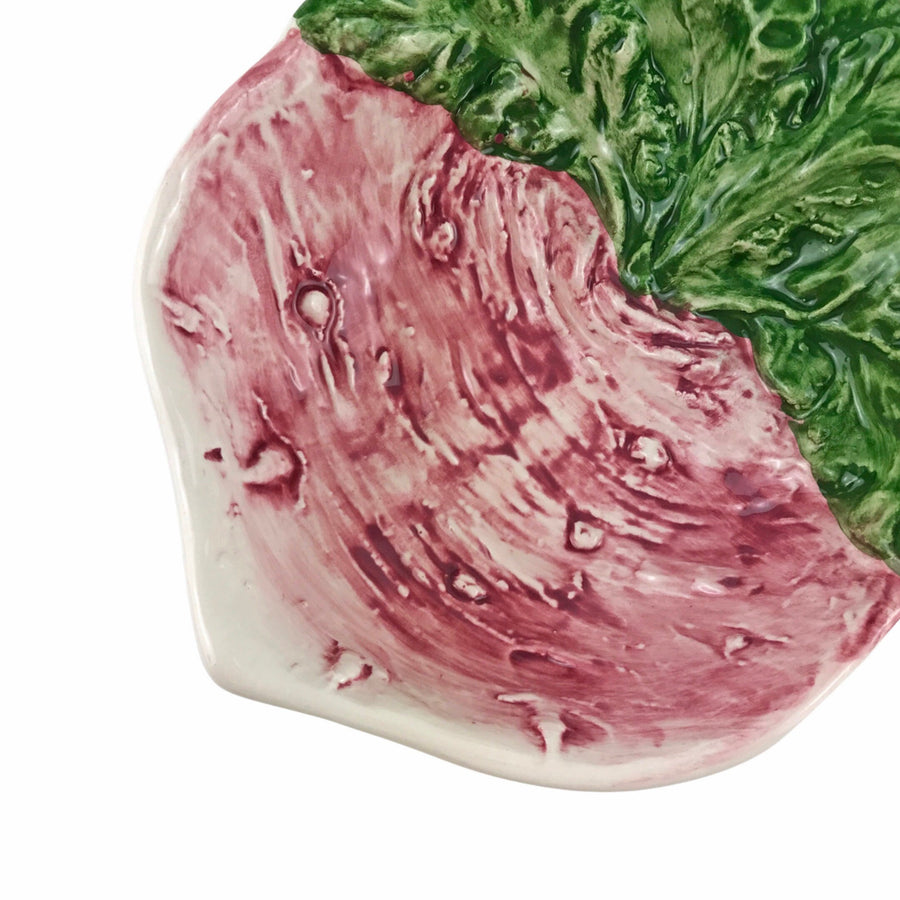 Majolica Turnip Bowl. Traditional portuguese handmade ceramic tableware, Caldas da Rainha. Eclectic, boho, country, farmhouse, rustic style. Etsy 
