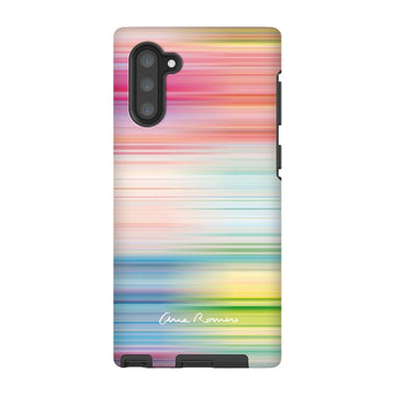Motion Stripes Samsung Tough Case Ana Romero Collection Samsung Galaxy Note 10 Gloss 