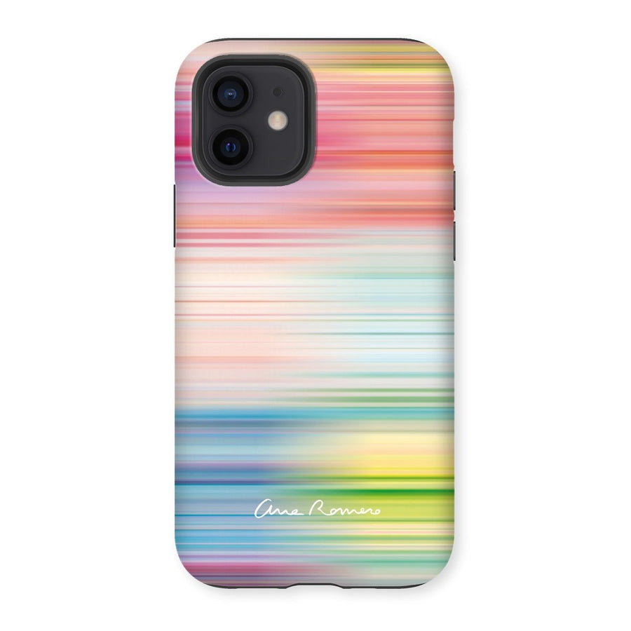 Motion Stripes Tough iPhone Case Ana Romero Collection iPhone 12 Gloss 