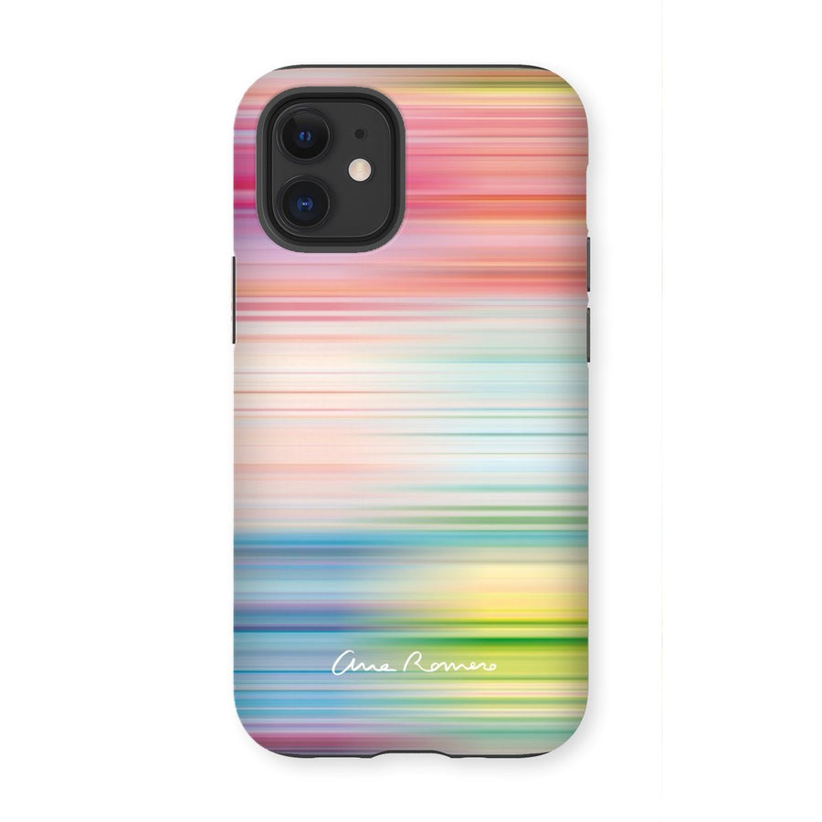 Motion Stripes Tough iPhone Case Ana Romero Collection iPhone 12 Mini Gloss 