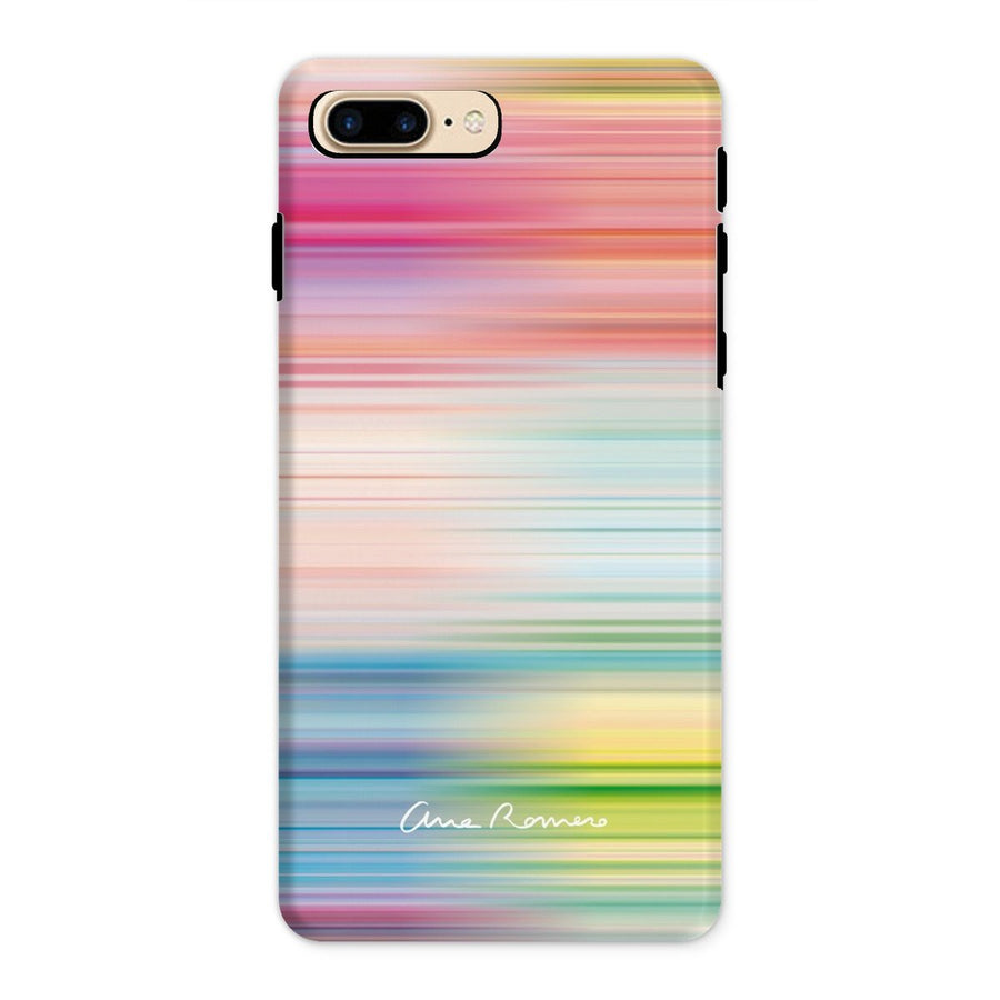 Motion Stripes Tough iPhone Case Ana Romero Collection iPhone 8 Plus Gloss 