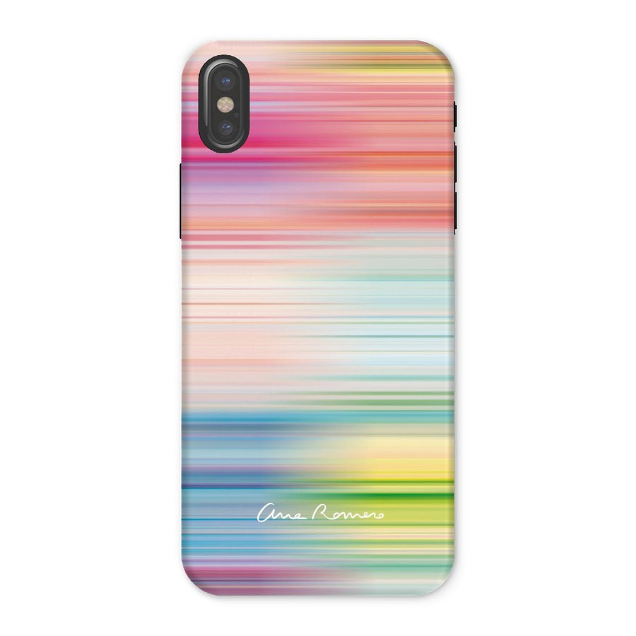 Motion Stripes Tough iPhone Case Ana Romero Collection iPhone X Gloss 
