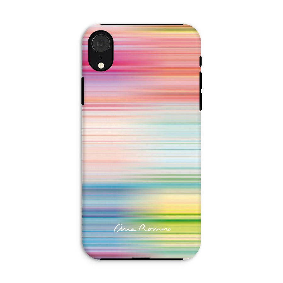 Motion Stripes Tough iPhone Case Ana Romero Collection iPhone XR Gloss 