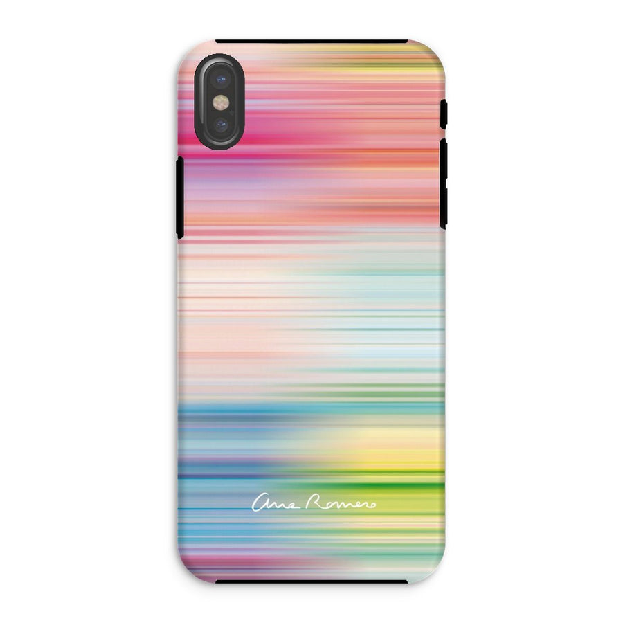 Motion Stripes Tough iPhone Case Ana Romero Collection iPhone XS Gloss 