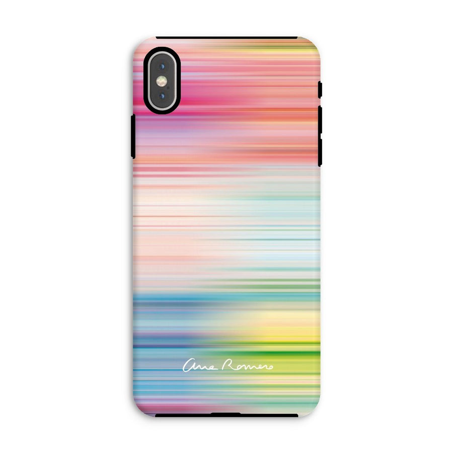 Motion Stripes Tough iPhone Case Ana Romero Collection iPhone XS Max Gloss 