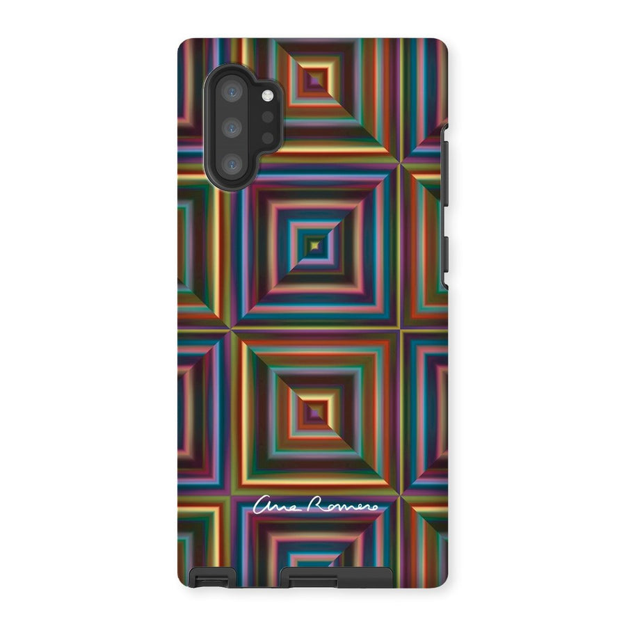 Optical Patchwork Samsung Tough Case Ana Romero Collection Samsung Galaxy Note 10P Gloss 