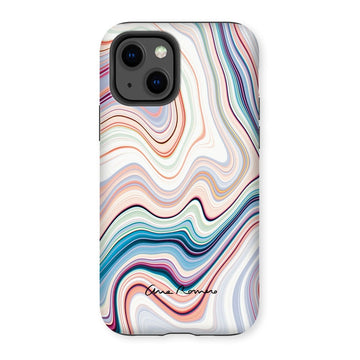 Soft Color Marble Tough iPhone Case Ana Romero Collection iPhone 13 Gloss 