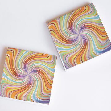 Spiral Square Notepad Set of 2 Ana Romero Collection 