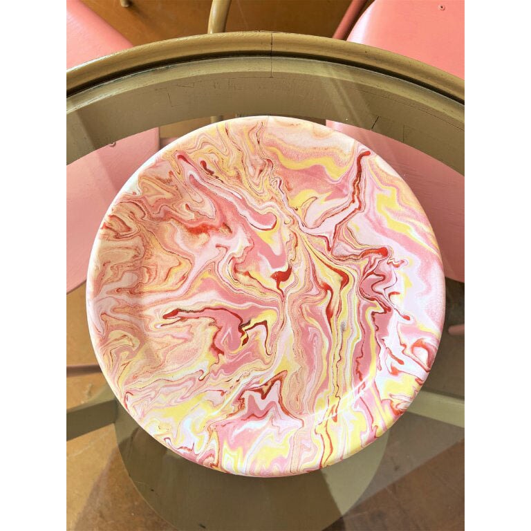 Strawberry Cream Enamel Plate Ana Romero Collection 
